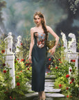 Firenze Green Midi Skirt