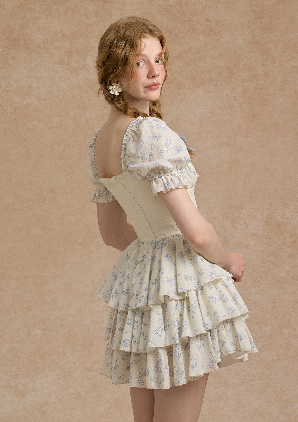 Blue Dollhouse Corset Dress(Short)