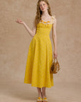 Kleines oranges Kleid