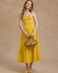Kleines oranges Kleid