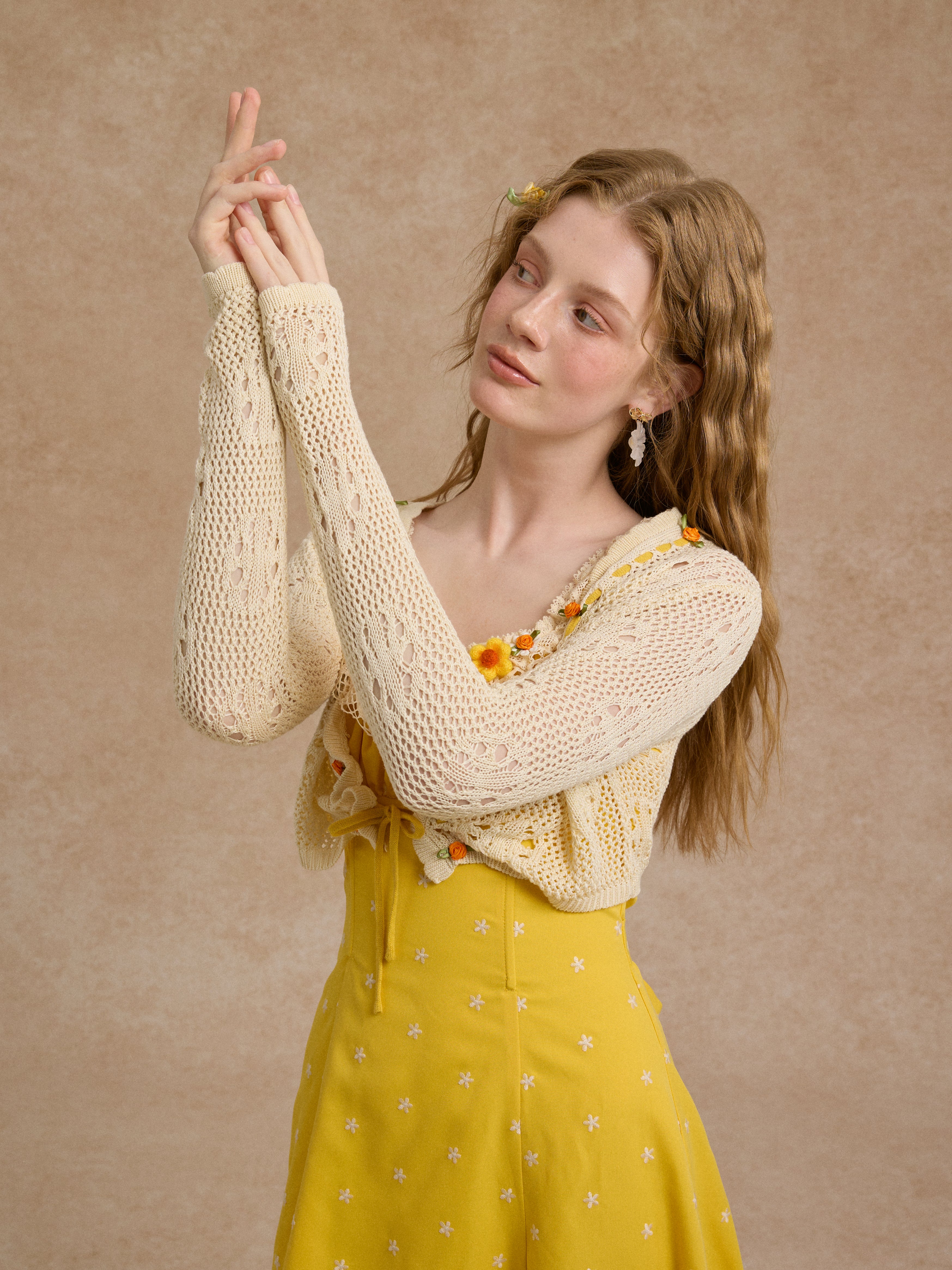 Little Orange Cardigan – LaceMade