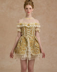 Sonnenblumen-Korsettkleid