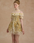 Sonnenblumen-Korsettkleid