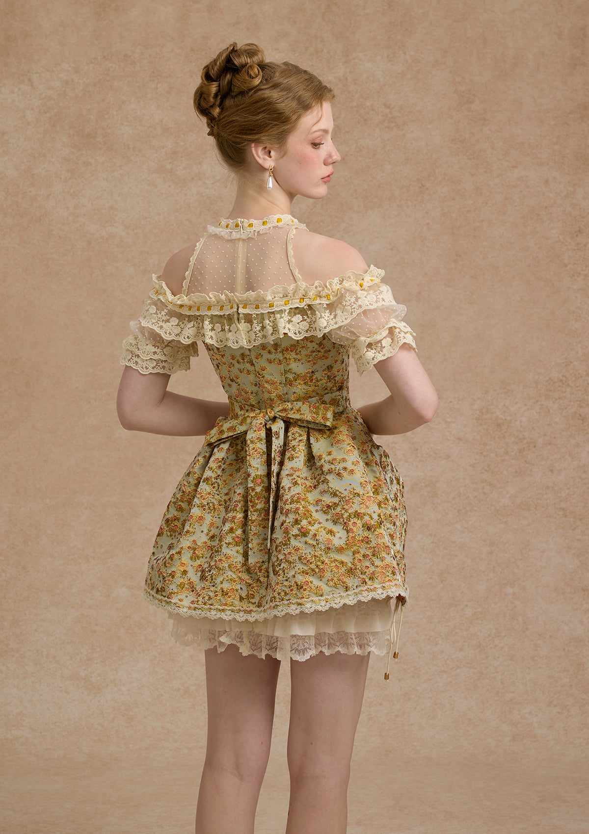 Sonnenblumen-Korsettkleid