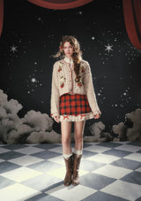 Strawberry Mont Blanc Knit Cardigan