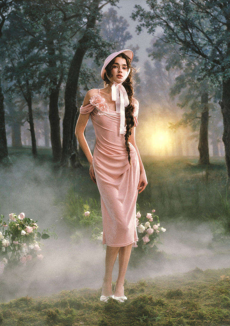 flowers coming dresses Time's Floral Message Dress In-stock / M