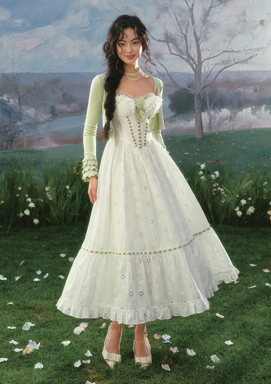Mint In Season Corset Dress In Stock / L