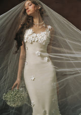 Cream Chanson Dress