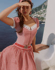 Cottage Girl Diary Red Top
