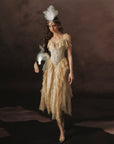 Golden Veil Valkyrie Corset Dress