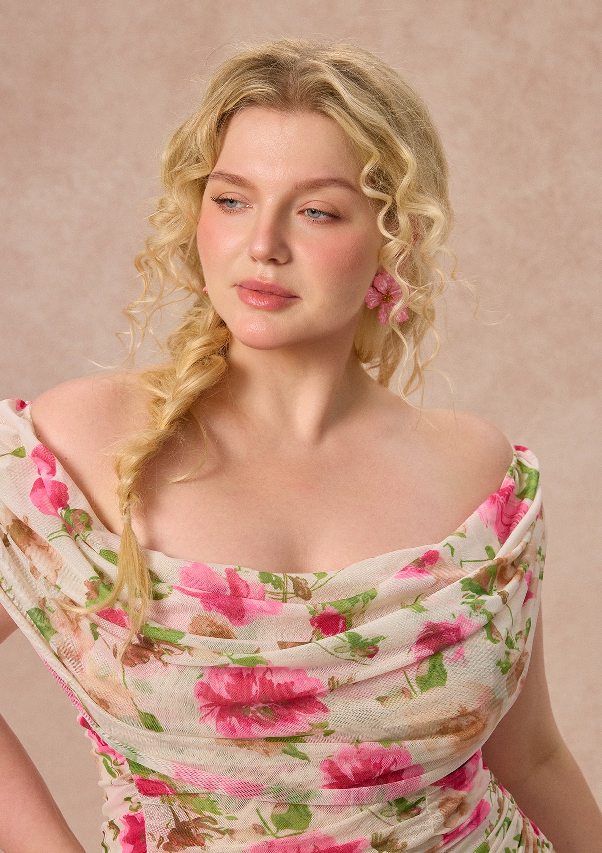 Curve&amp;Plus Clear Spring Dawn Dress（Long）