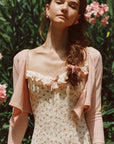 Petite Vase Knit Dress – Blush