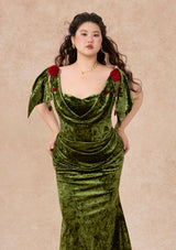 Curve & Plus Greenwood Rose Metamorphosis Dress