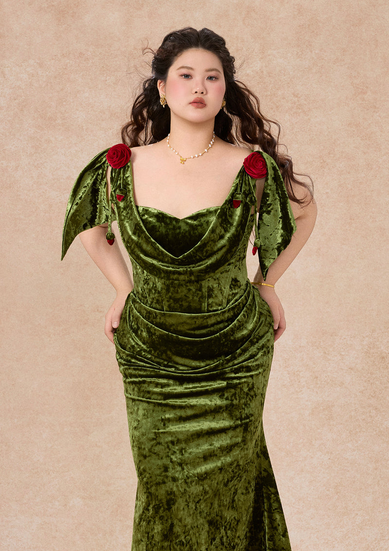 Curve & Plus Greenwood Rose Metamorphosis Dress