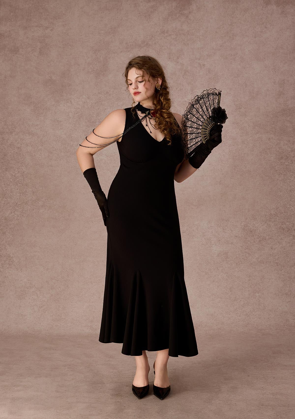 Curve&amp;Plus Crimson Temptation Dress