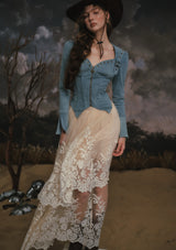 Denim Knight Corset