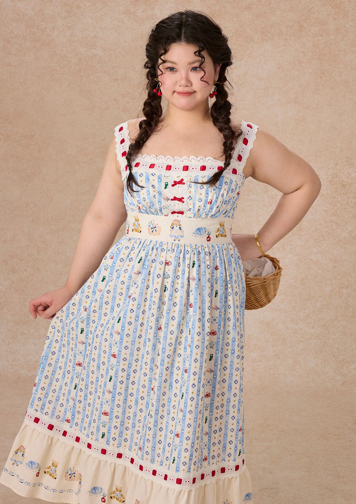Curve&amp;Plus Little Bear Kitchen Dress