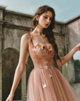 Fluttering Ribbon Dance Corset Dress