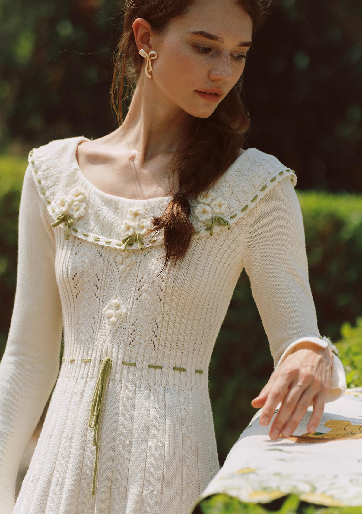 Daisy Bouquet Knit Dress
