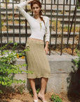 Daisy Bouquet Knit skirt