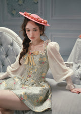 Mary's Garden Poem Corset Dress