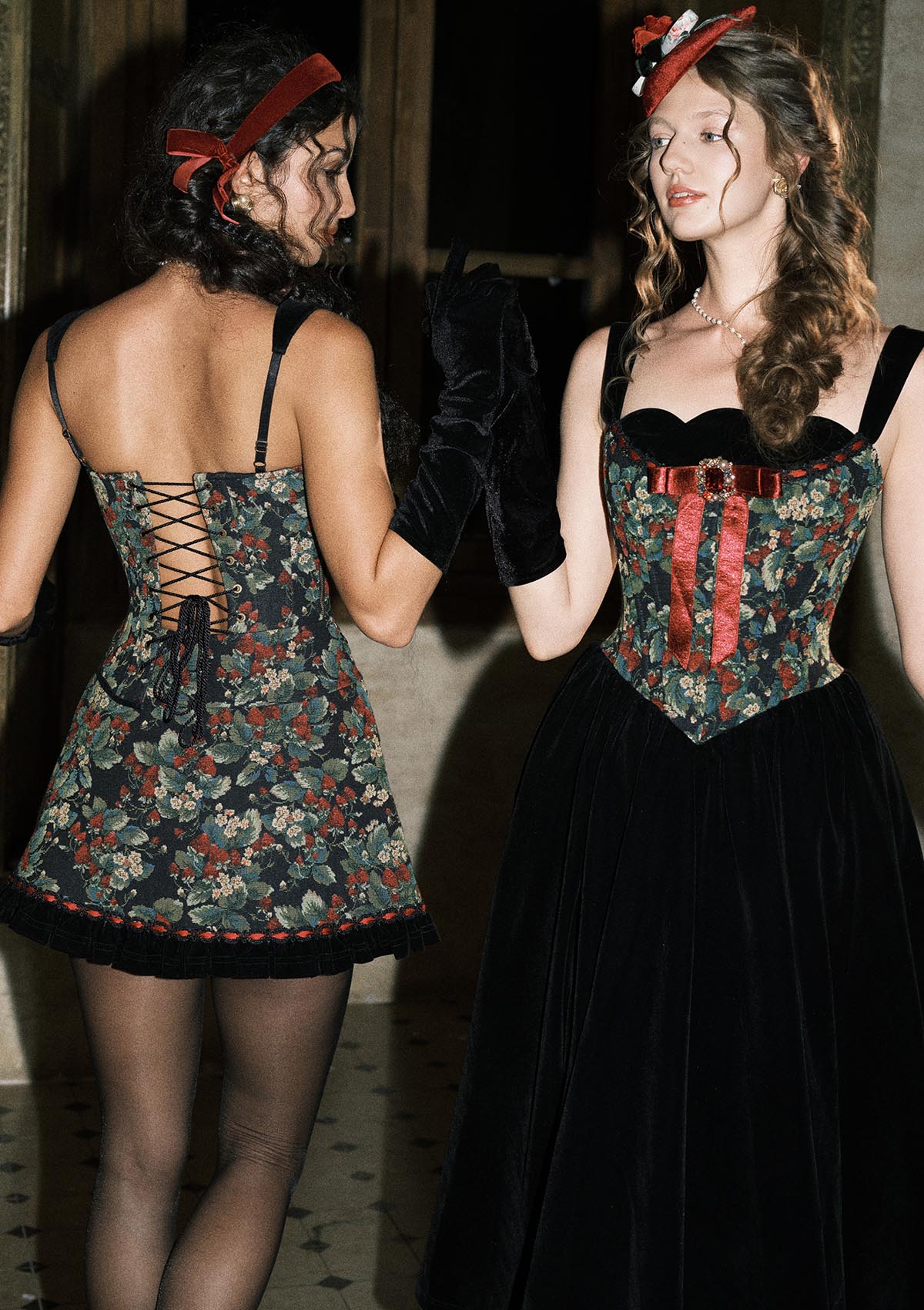 Smoked Berries Corset Dress