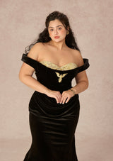 Curve&Plus Golden Eagle Goddess Dress