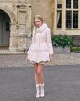 Powder Snow Rose Puffy Down Jacket  (pink)