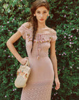 Dewdrop Rose Knit Dress