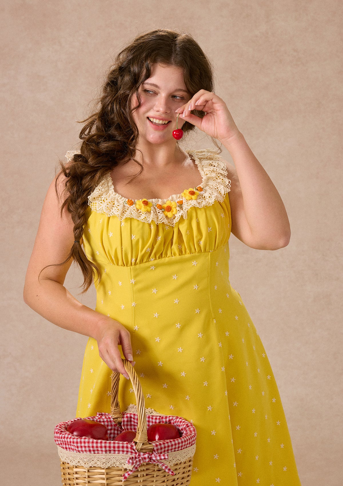 Curve&amp;Plus Little Orange Dress