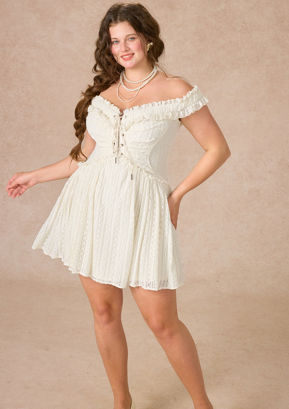 Curve&Plus Twin Butterflies Dress（Short）