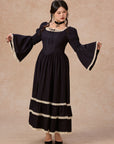 Curve&Plus Safir Mavi Vals Korse Elbise