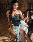 Lacemade Tiffany Banquet Corset - Elegant petal-shaped hemline detail