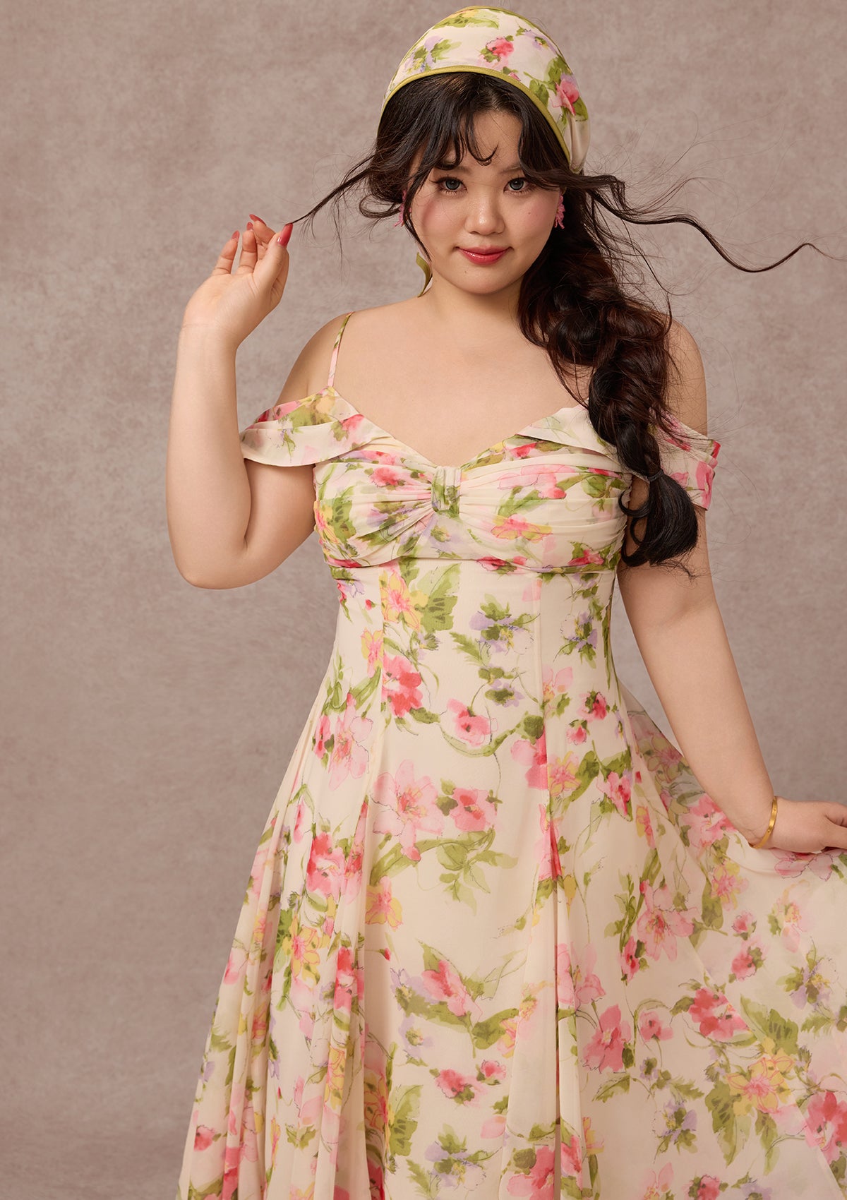 Curve&amp;Plus Spring in Amalfi Dress