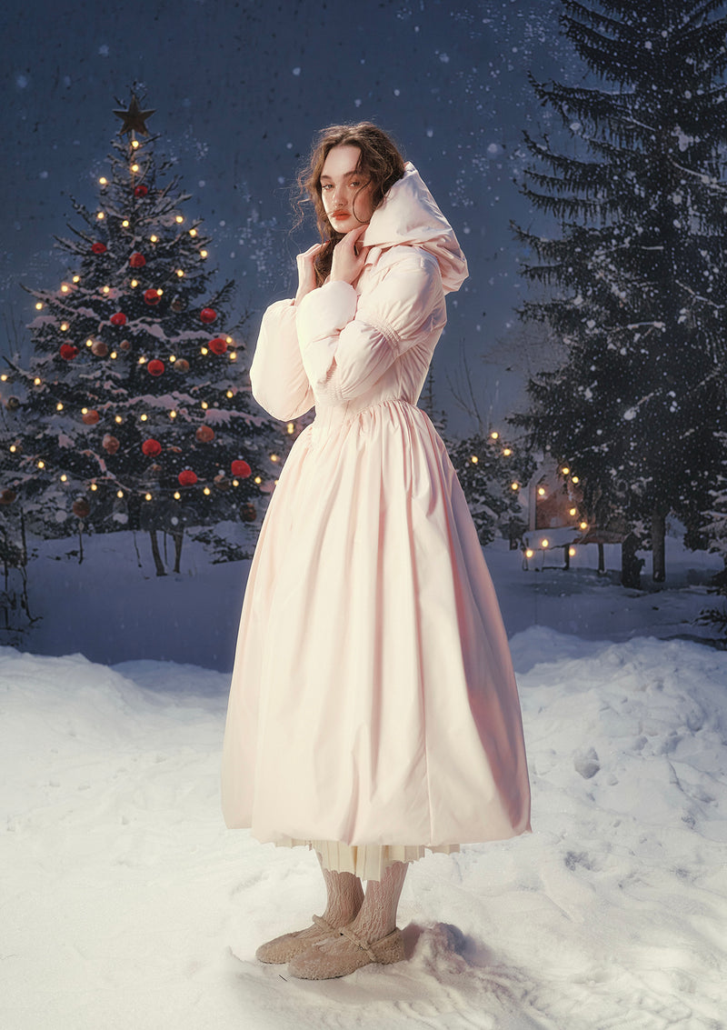 Lacemade Coat レースメード コート ピンク フィットアンドフレア Little Pink Riding Hood
