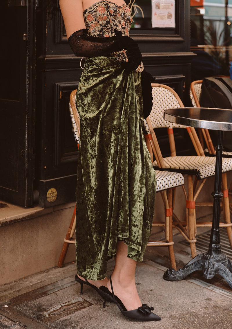 Florence Opera Satin Skirt