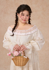 Curve&Plus White Camellia Dress