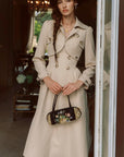 Cream Tea Trench Coat