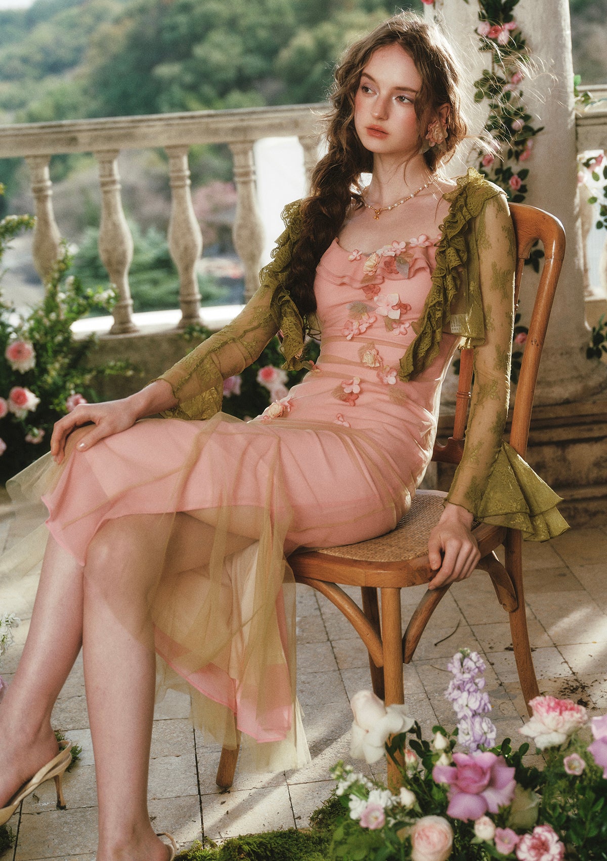 Monet Brushstroke Dress