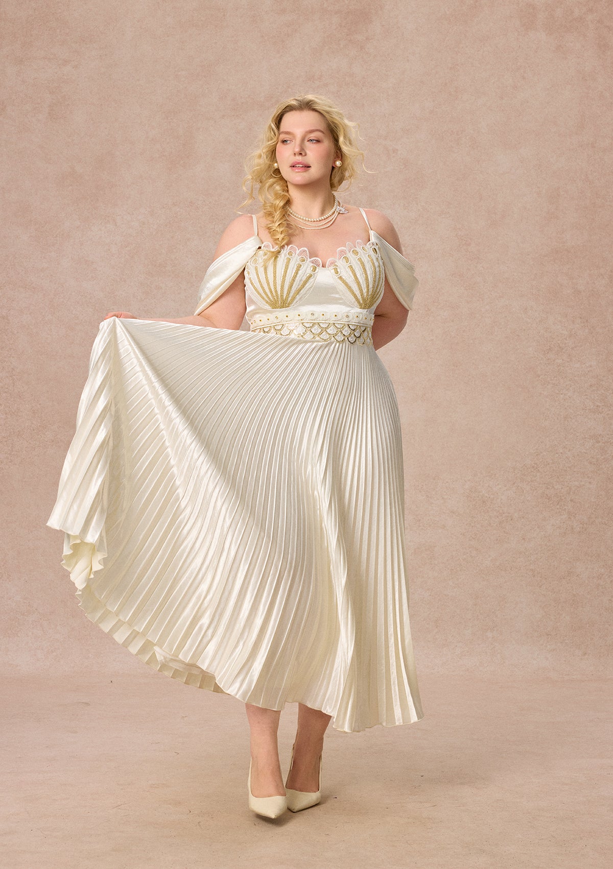 Curve&amp;Plus Mother Of Ocean Dress