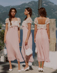 Honeyed Peach Bloom Dress