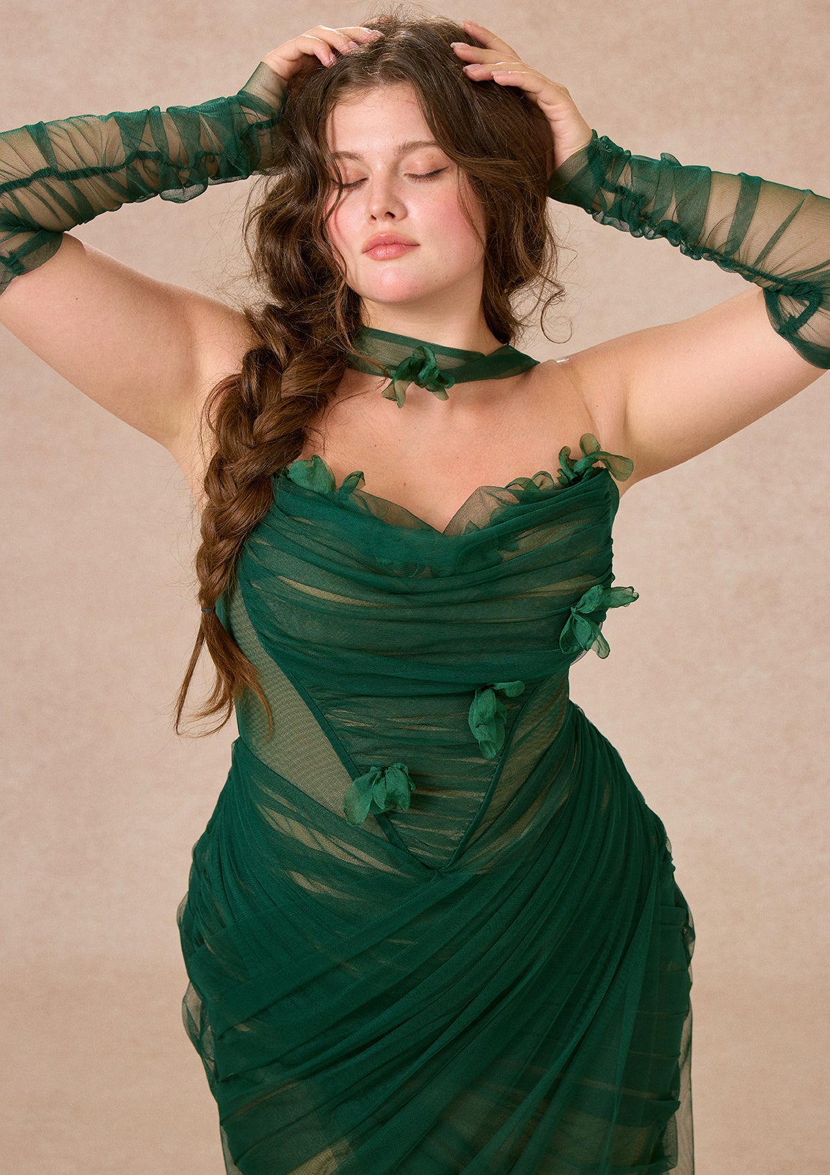 Curve&amp;Plus Forest Muse Dress
