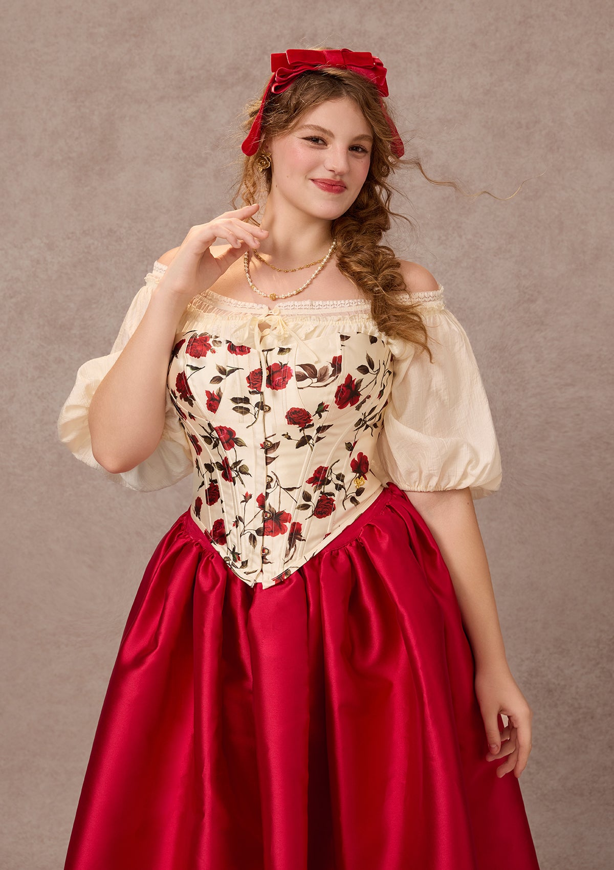 Curve&amp;Plus Rose Heights Corset