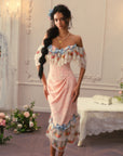 Floral Dreamweave Corset Dress