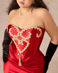 Curve&Plus Queen Kalp Korse Elbise