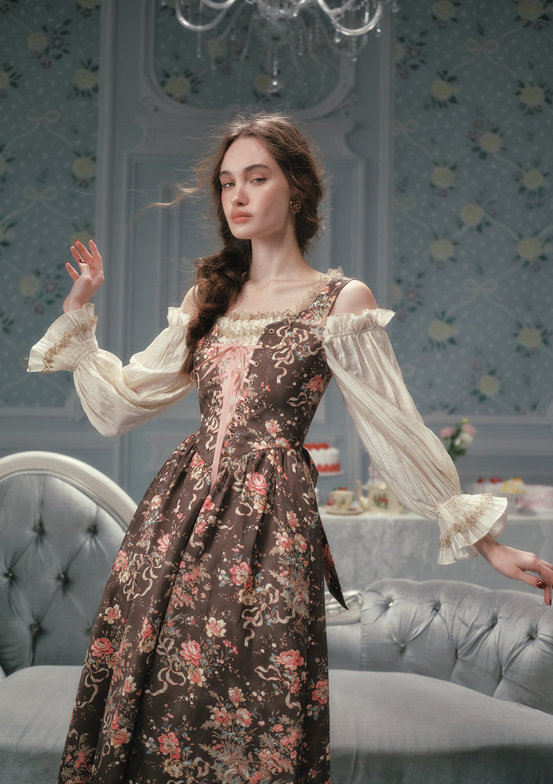 Provence Diary Dress in Stock / Xs