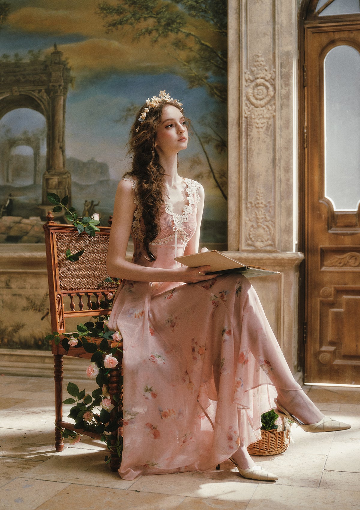 Old Rose Letter Dress