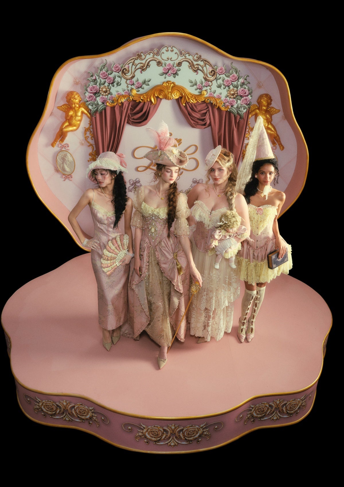 Blush-Gold Era: Crowning Glory Gown