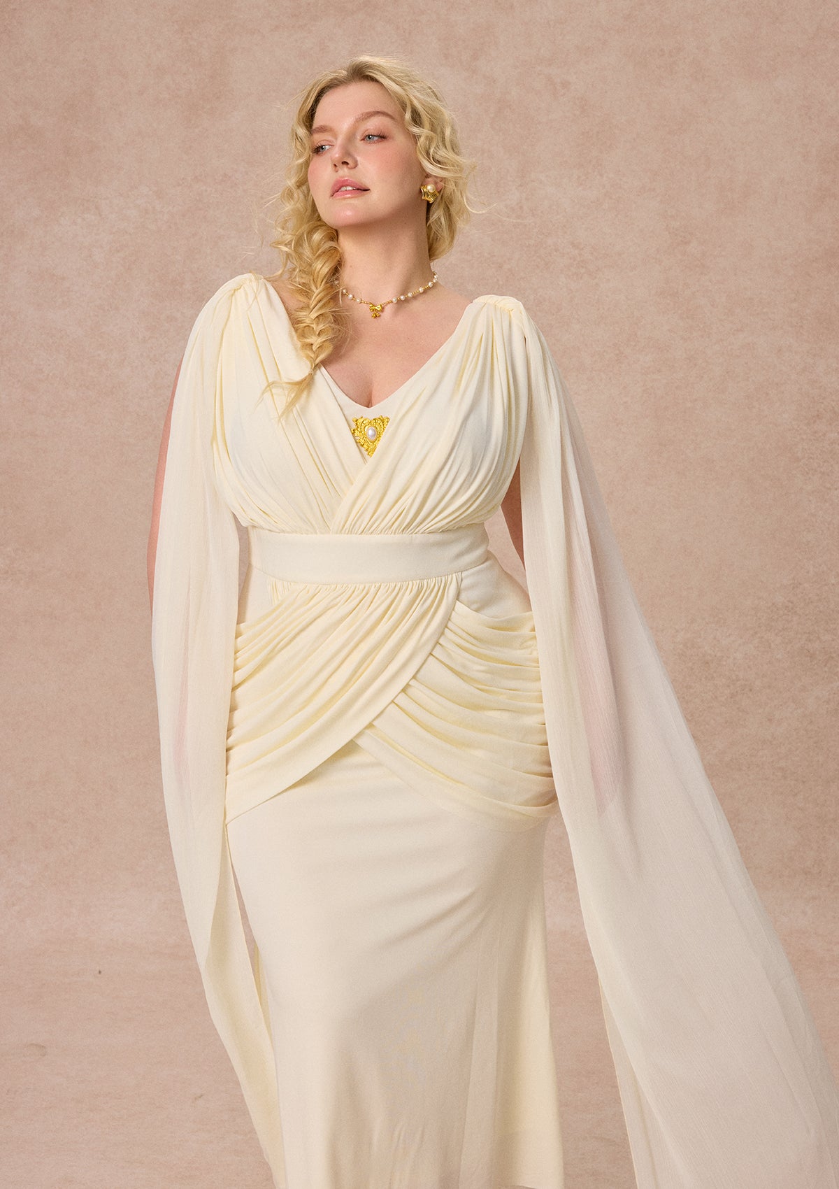 Curve&amp;Plus Temple Overture Dress