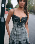 Lundenwic Plaid Tale A-Line Dress
